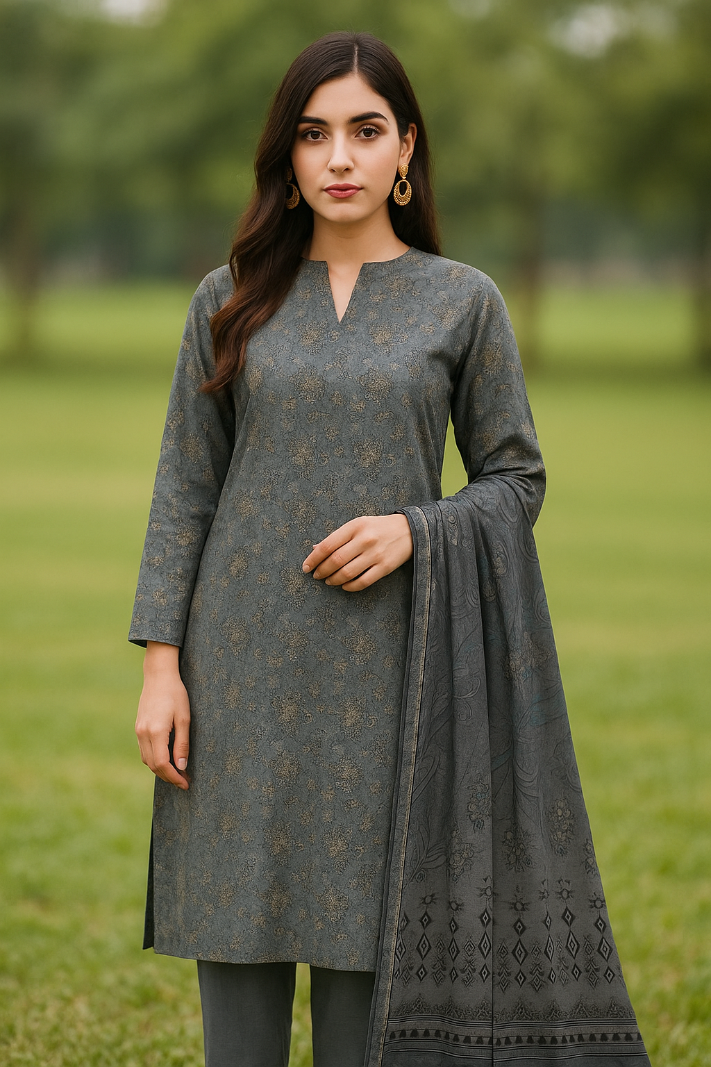 Digital Printed Lawn <br> (Mother Collection) (Unstiched) Sethi Brothers